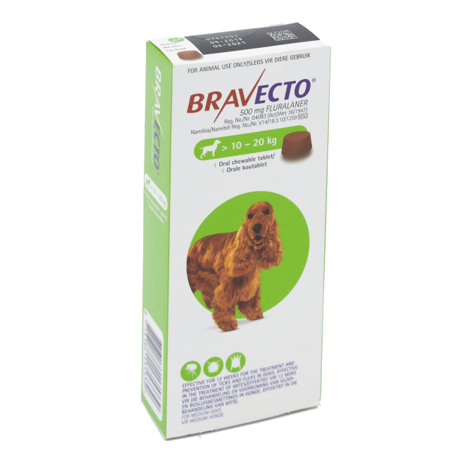 Box of Bravecto Ped Medication