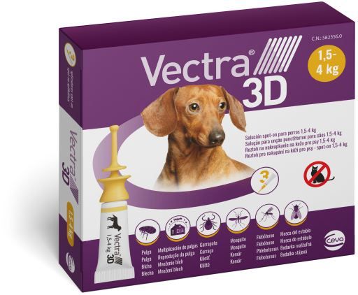Box of Vectra 3D Pet Medicine